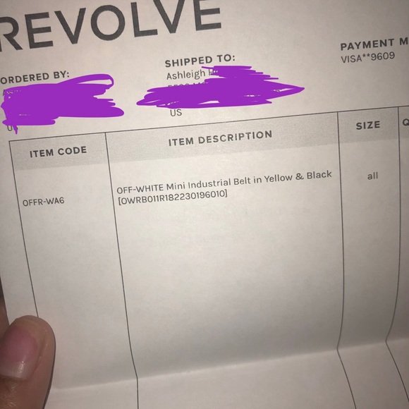 Off-White Mini Belt